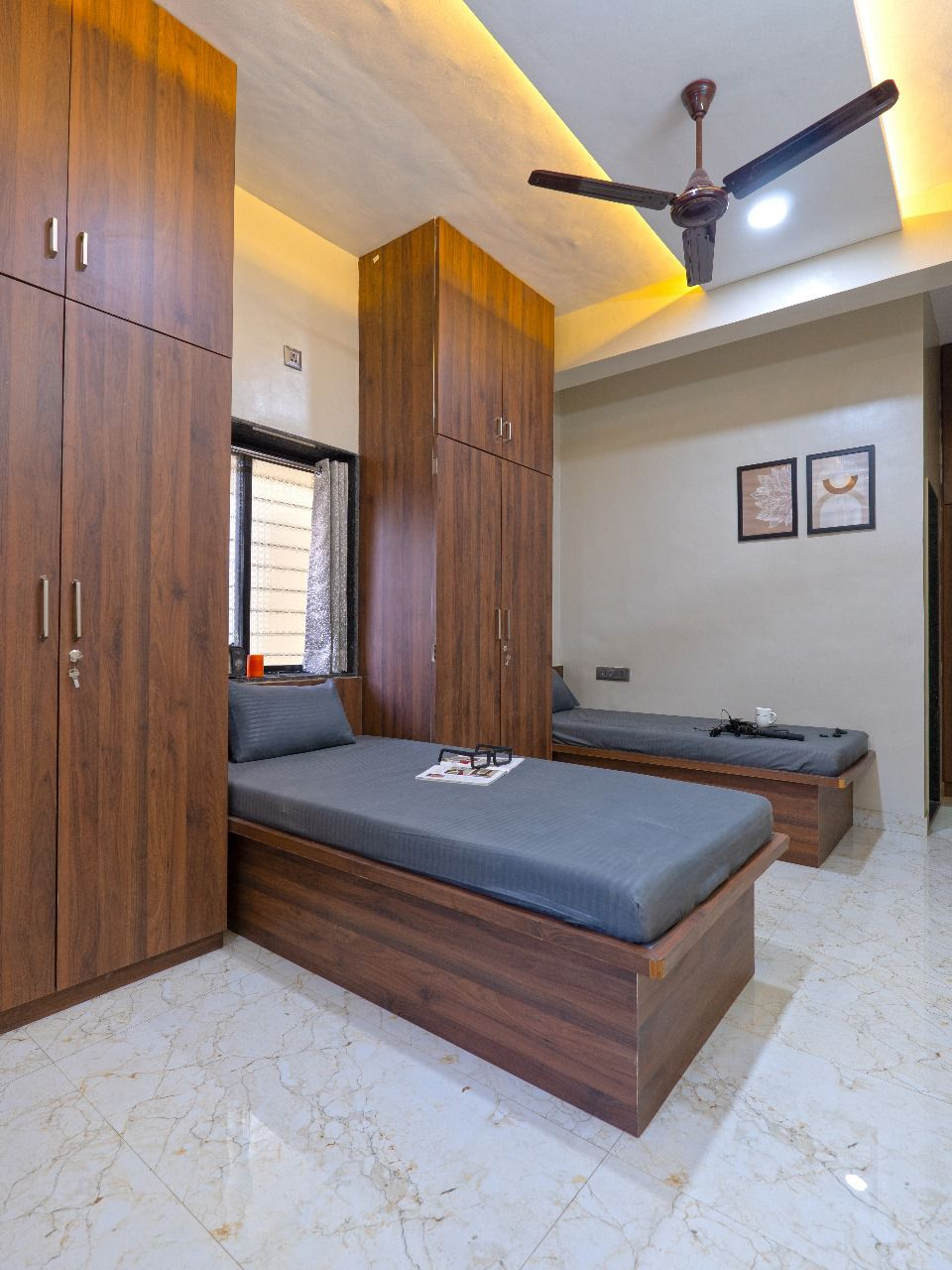 Community space at girls PG in Kalyani Nagar